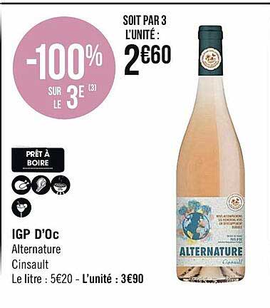 igp d'oc alternature cinsault