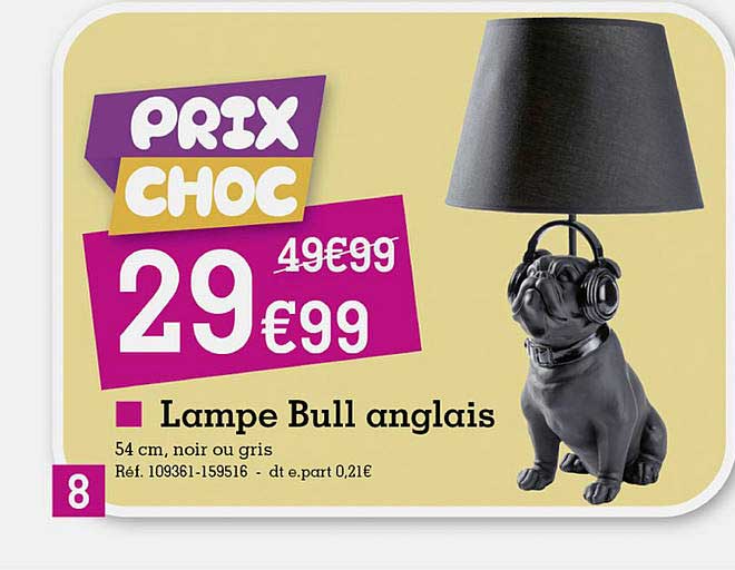lampe bull anglais