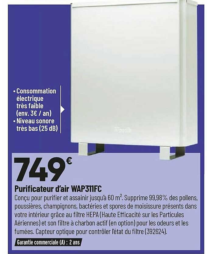 purificateur d'air wap311fc