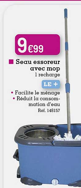 seau essoreur avec mop