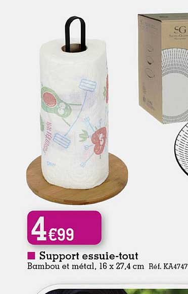 support essuie-tout