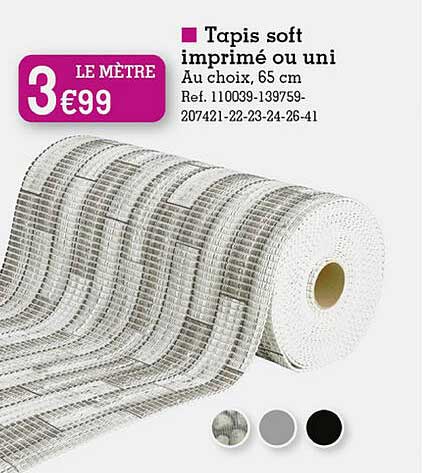 Tapis Soft Imprimé Ou Uni