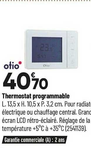 Thermostat Programmable
