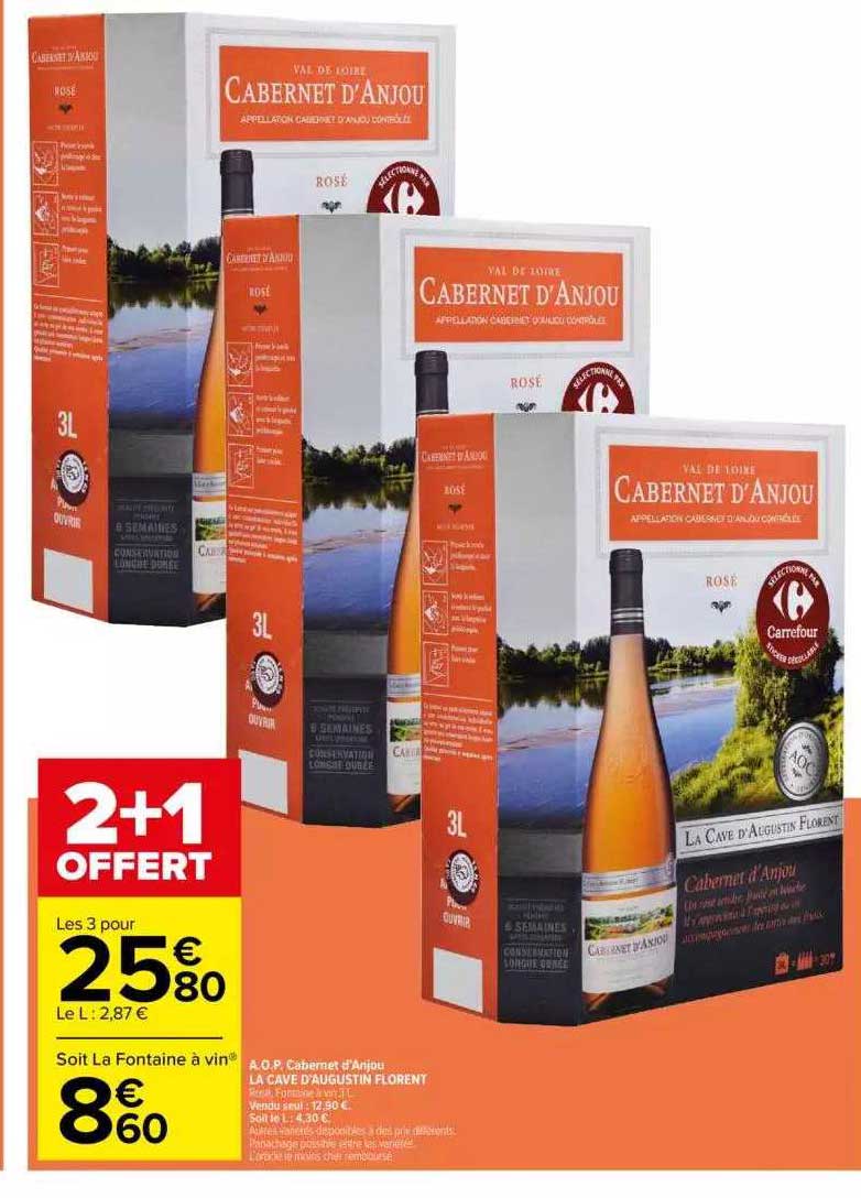 a.o.p. cabernet d'anjou lacave d'augustin florent