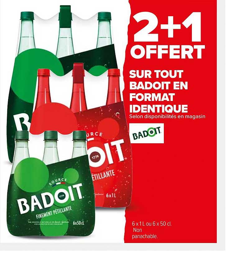 badoit en format identique