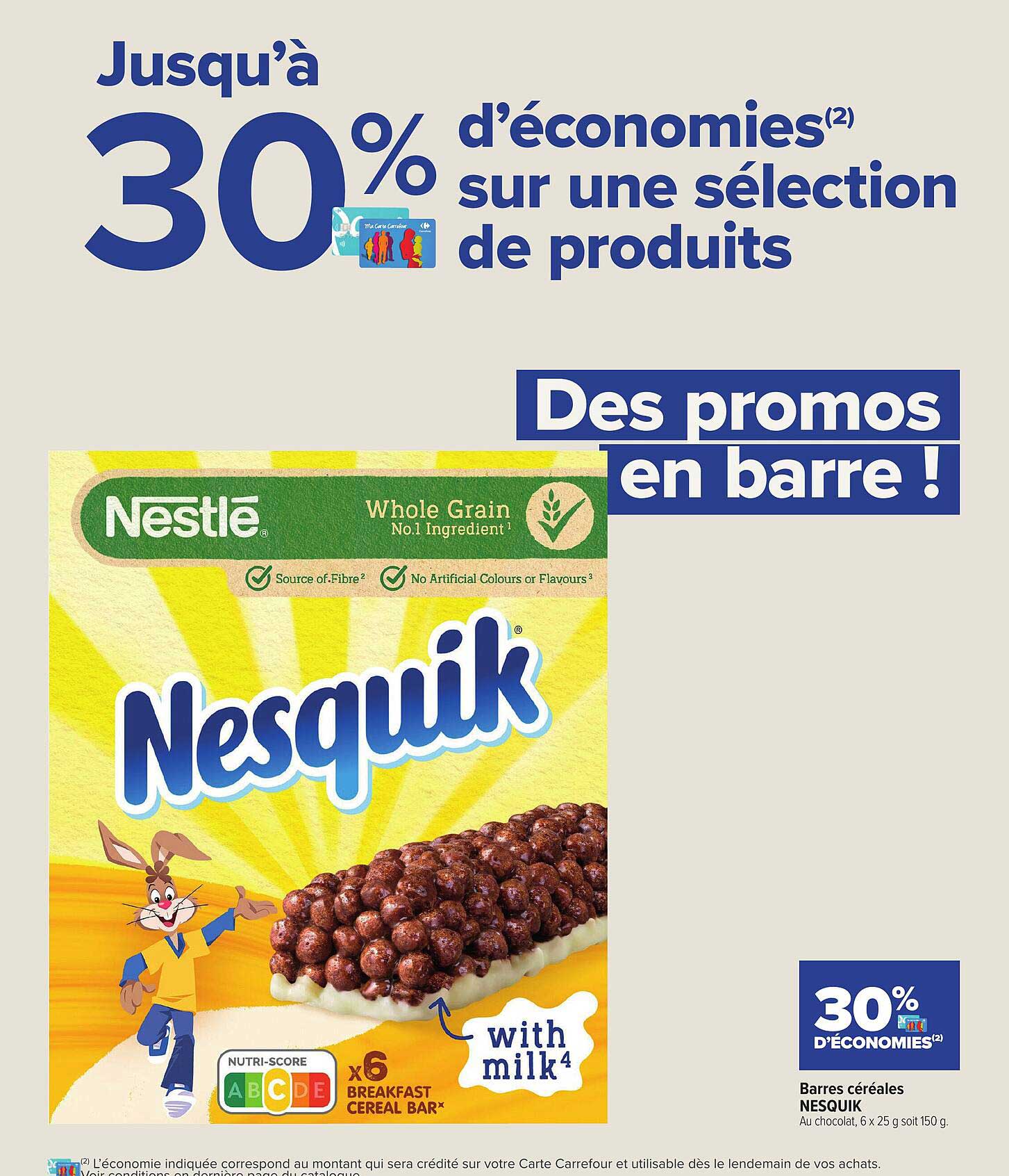 Barres Céréales Nesquik