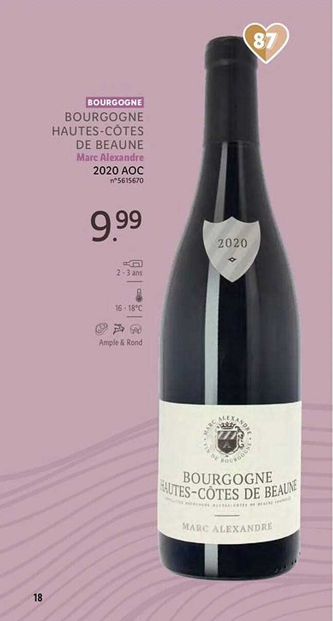 bourgogne bourgogne hautes-côtes de beaune marc alexandre 2020 aoc