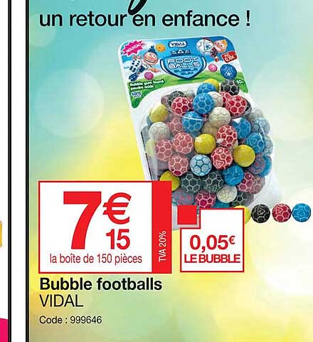 bubble footballs vidal