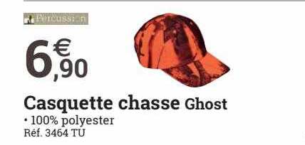 casquette chasse ghost