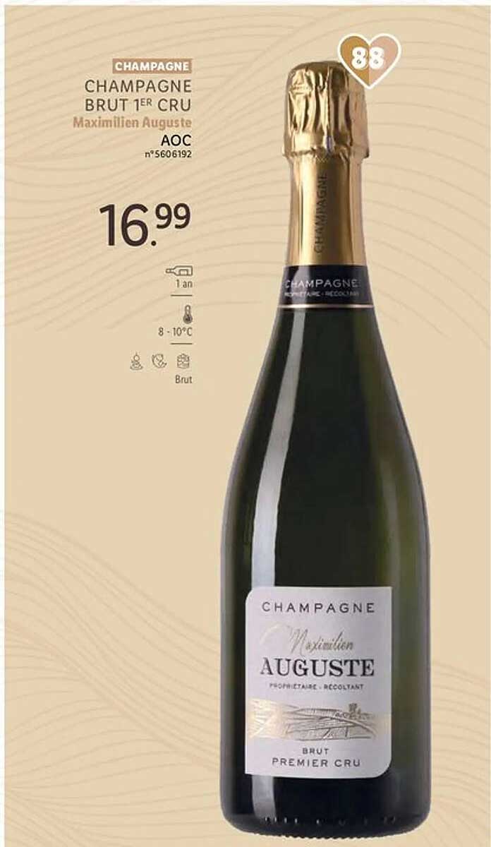 champagne brut 1er cru maximilien auguste aoc