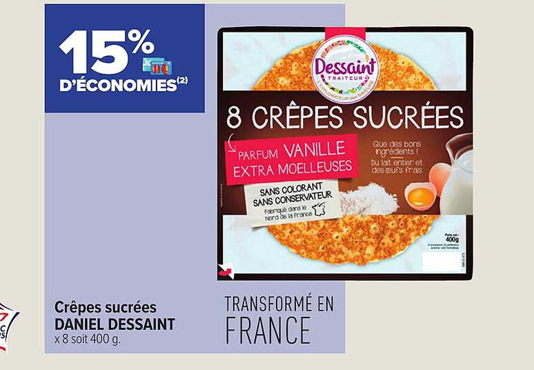 crêpes sucrées daniel dessaint