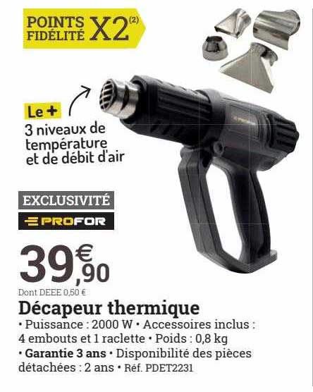 décapeur thermique profor
