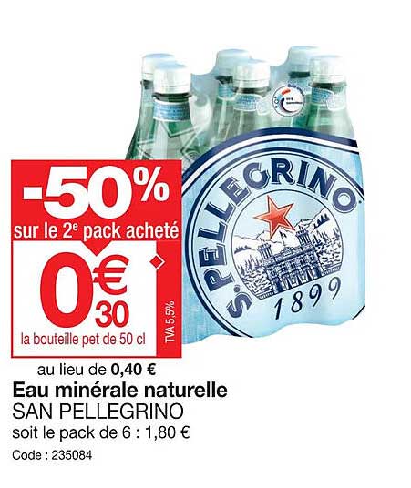 eau minérale naturelle san pellegrino