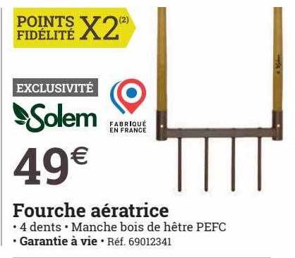 Fourche Aératrice Solem
