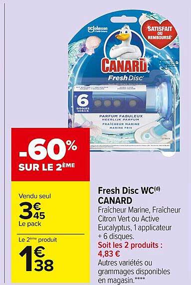 fresh disc wc canard