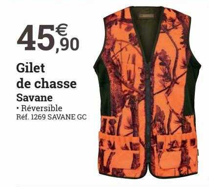 gilet de chasse savane