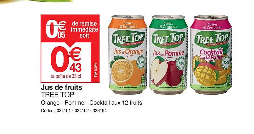 jus de fruits tree top