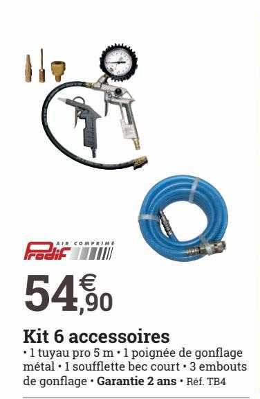 kit 6 accessoires prodif