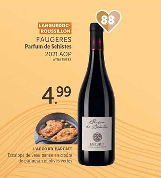 langedoc-roussillon faugères parfum de schistes 2021 aop