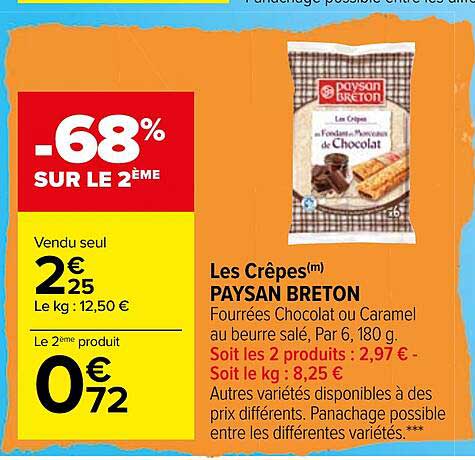 les crêpes paysan breton