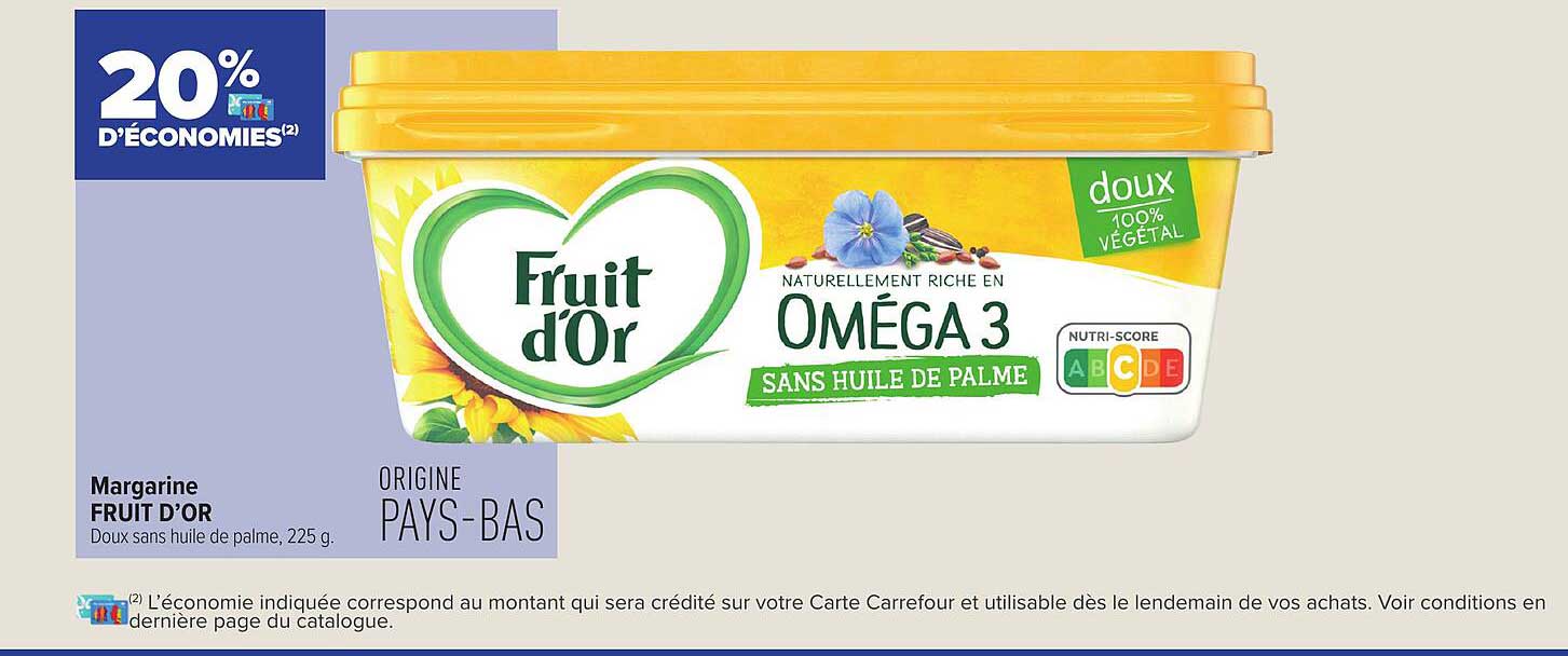 Margarine Fruit D'or