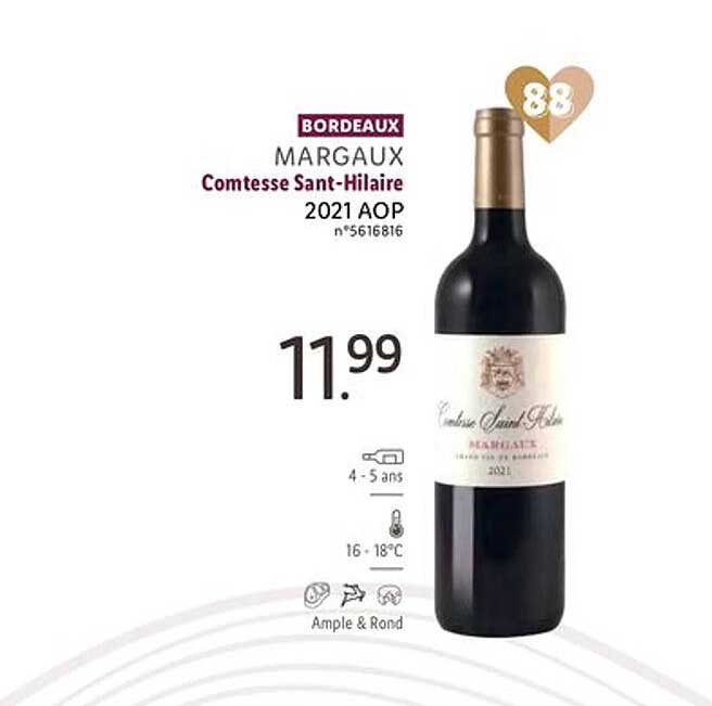 margaux comtesse saint-hilaire 2021 aop
