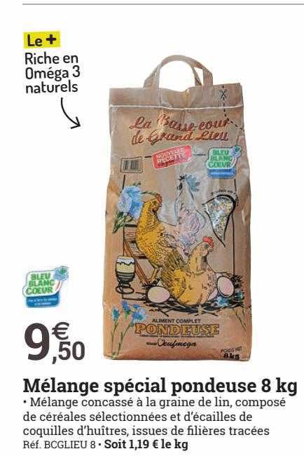 mélange spécial pondeuse 8 kg