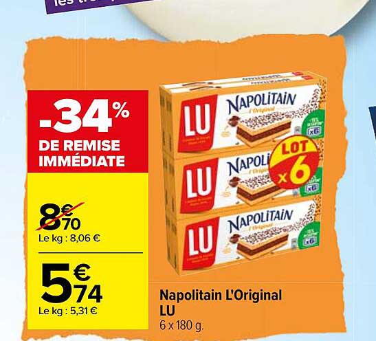 Napolitain L'original Lu