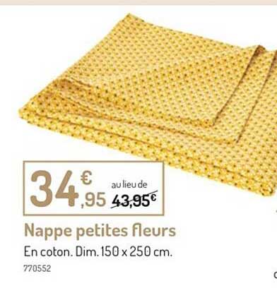 nappe petites fleurs