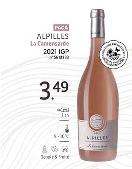 paca alpilles la camensarde 2021 igp
