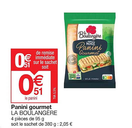 Panini Gourmet La Boulangère