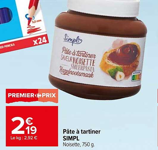 Pâte à Tartiner Simpl