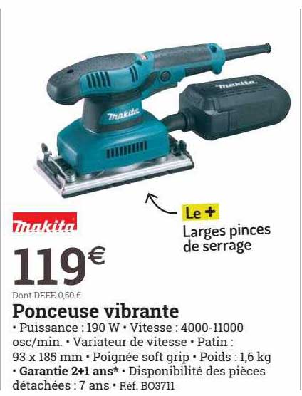 Ponceuse Vibrante Makita