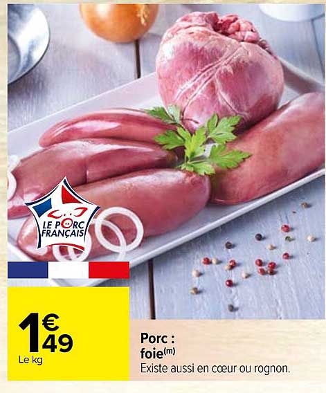 Porc : Foie