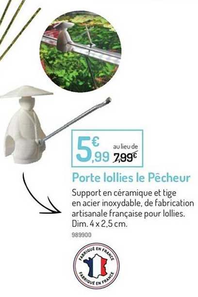 porte lollies le pêcheur