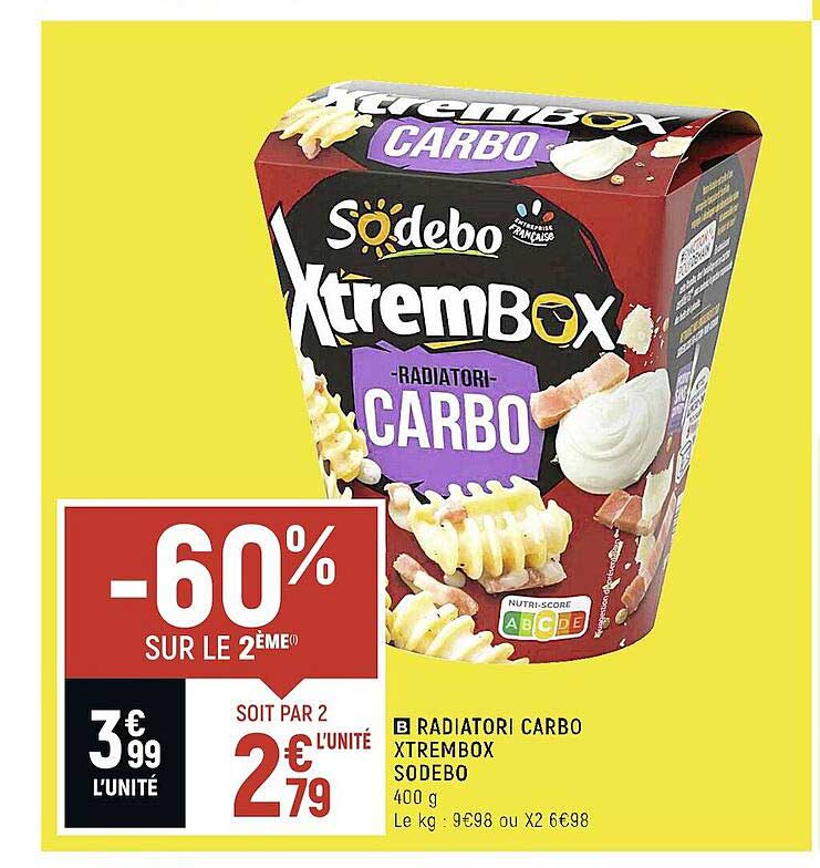 radiatori carbo xtrembox sodebo