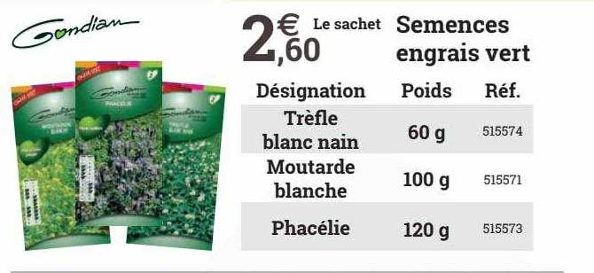 semence engrais vert