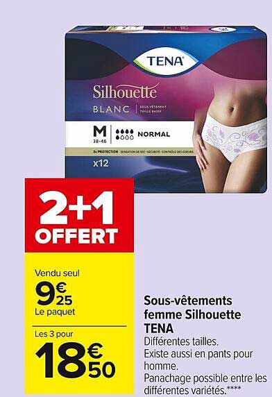 sous-vêtement femme silhouette tena