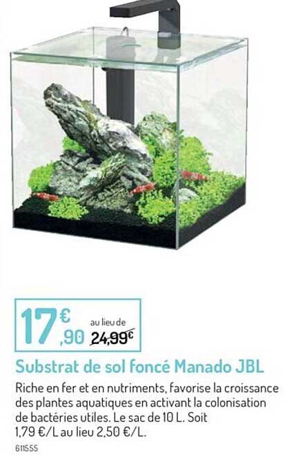 Substrat De Sol Foncé Manado Jbl