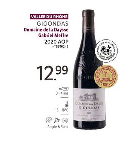 vallée du rhône gigondas domaine de la daysse gabriel meffre