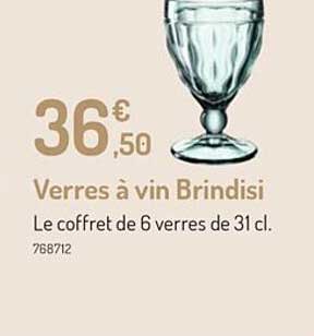 Verres à Vin Brindisi