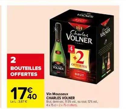 vin mousseux charles volner