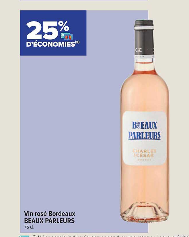 vin rosé bordeaux beaux parleurs