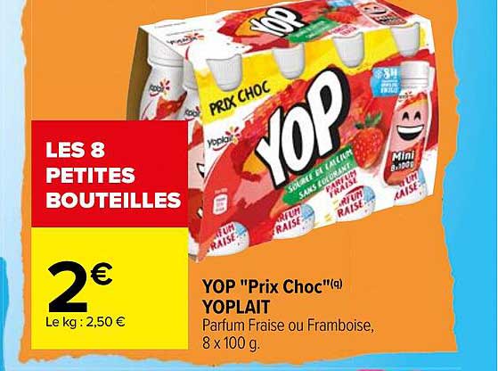 yop "prix choc" yoplait