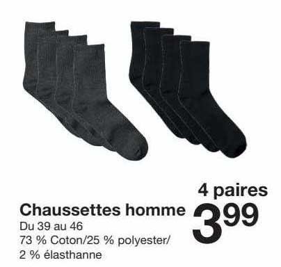 Chaussettes Homme