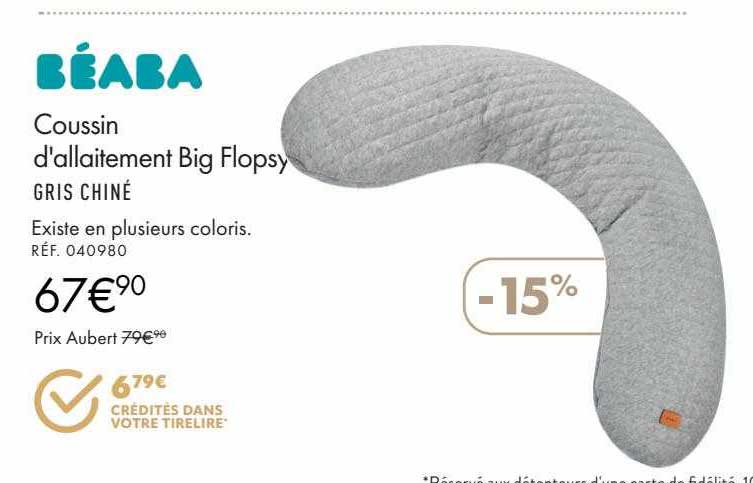 coussin d'allaitement big flopsy béaba