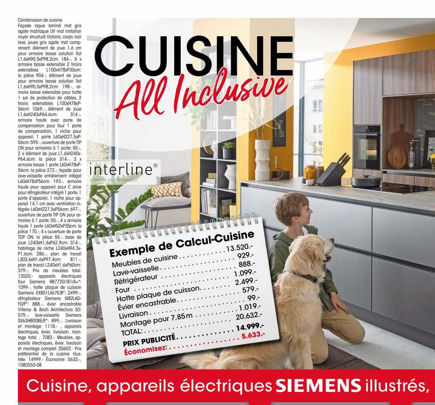 cuisine, appareils électriques siemens