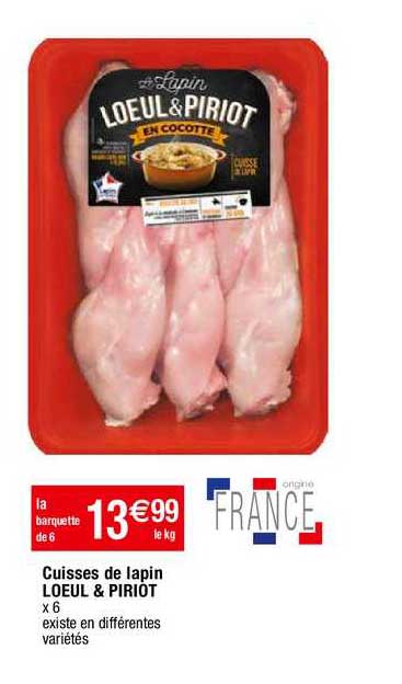 Cuisses De Lapin Loeul & Piriot