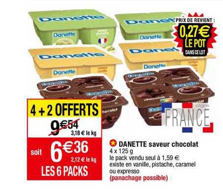 Danette Saveur Chocolat