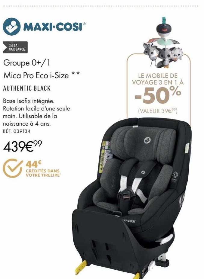 groupe 0+/1 mica pro éco i-size maxi-cosi